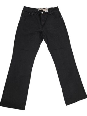 Levi's 550 Women's Jeans Size 12 Regular Relaxed Boot Cut Fit Black Denim